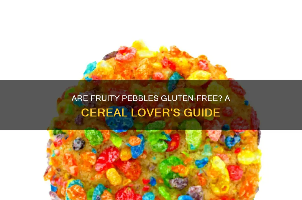 is fruity pebbles gluten free