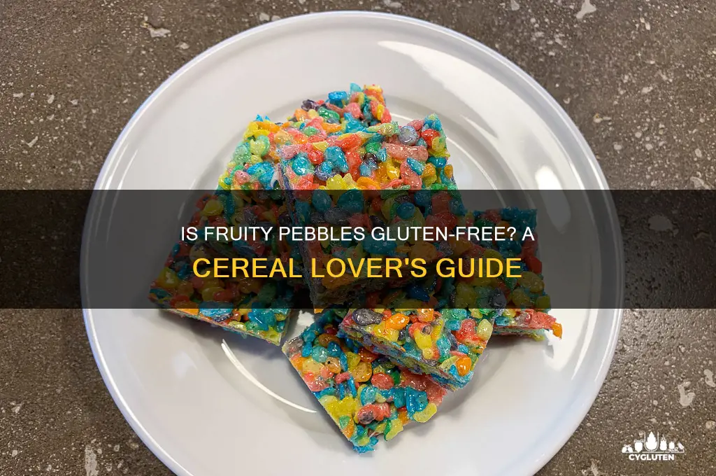 is fruity peebles gluten free