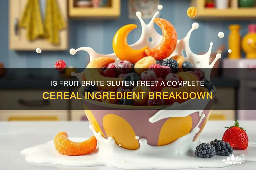 is frute brute gluten free