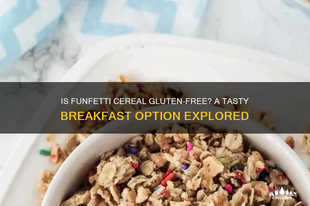 is funfetti cereal gluten free