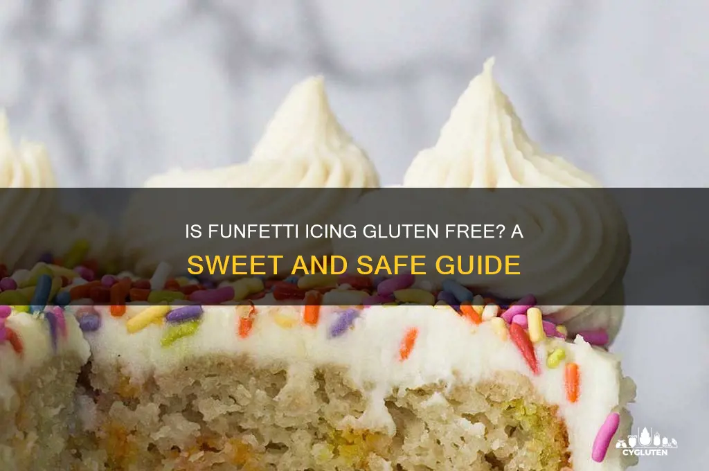is funfetti icing gluten free