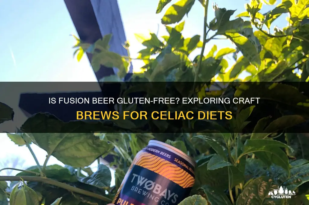 is fusion beer gluten free