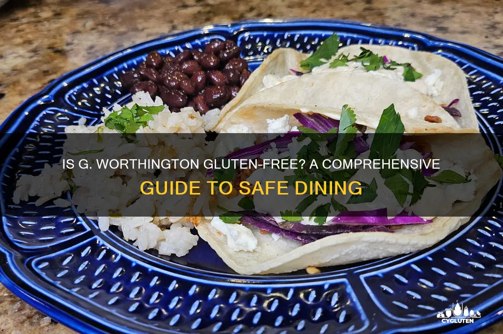 is g worthington gluten free