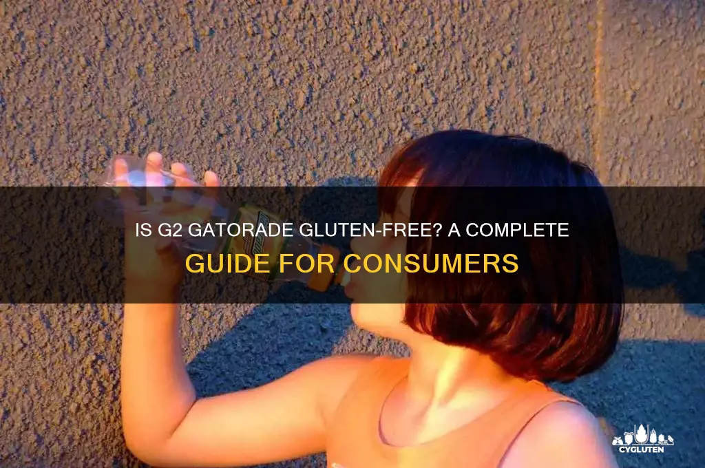 is g2 gatorade gluten free