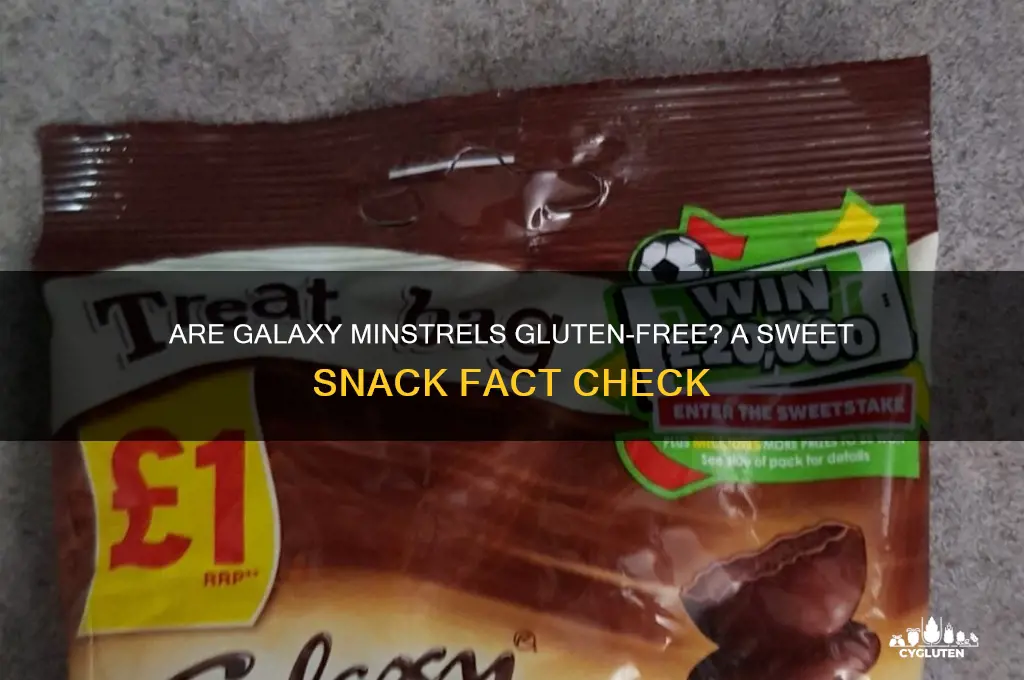 is galaxy minstrels gluten free