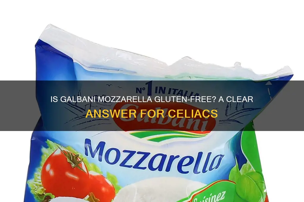 is galbani mozzarella gluten free