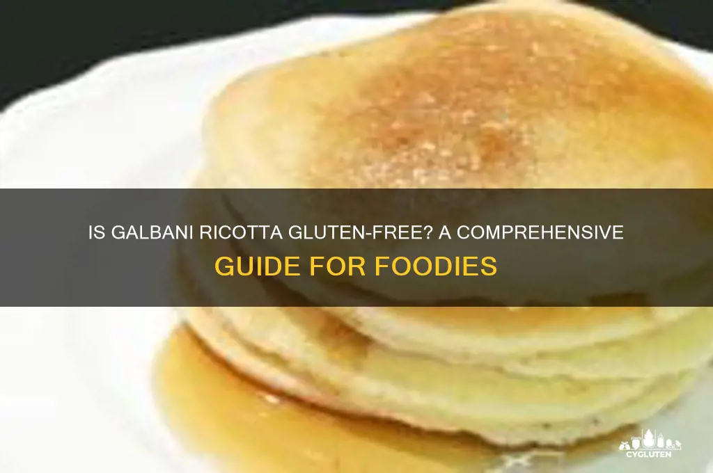 is galbani ricotta gluten free
