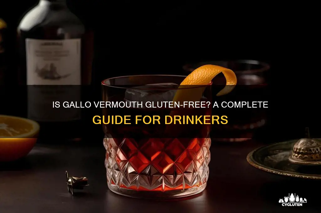 is gallo vermouth gluten free