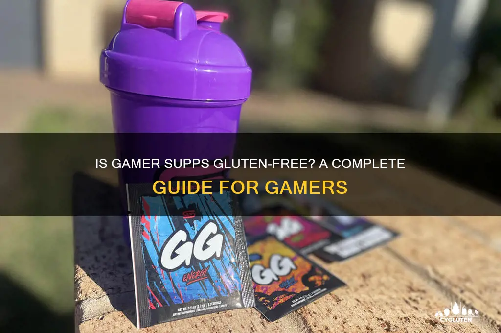 is gammer supps gluten free