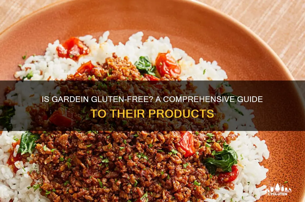 is gardein gluten free