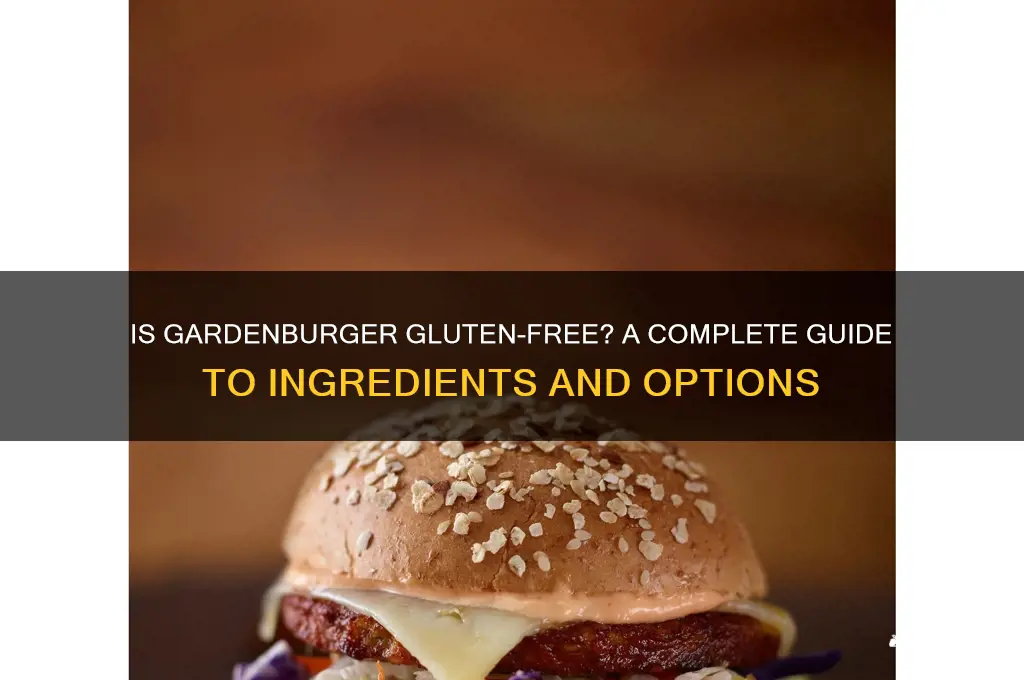 is gardenburger gluten free
