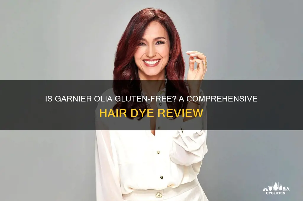 is garnier olia gluten free