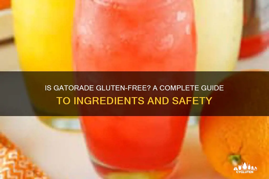 is gaterade gluten free