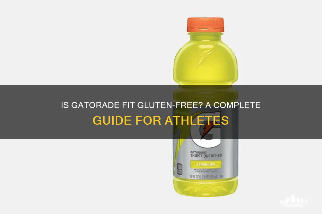 is gatorade fit gluten free
