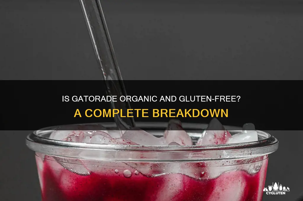 is gatorade organic gluten free