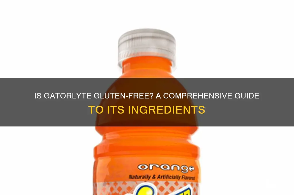 is gatorlyte gluten free