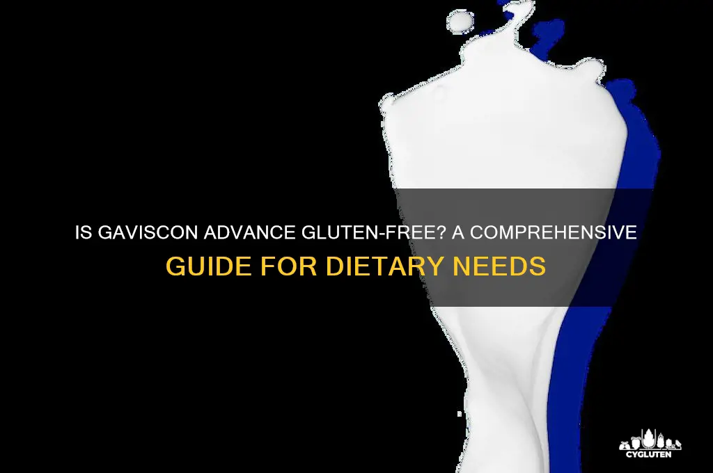 is gaviscon advance gluten free