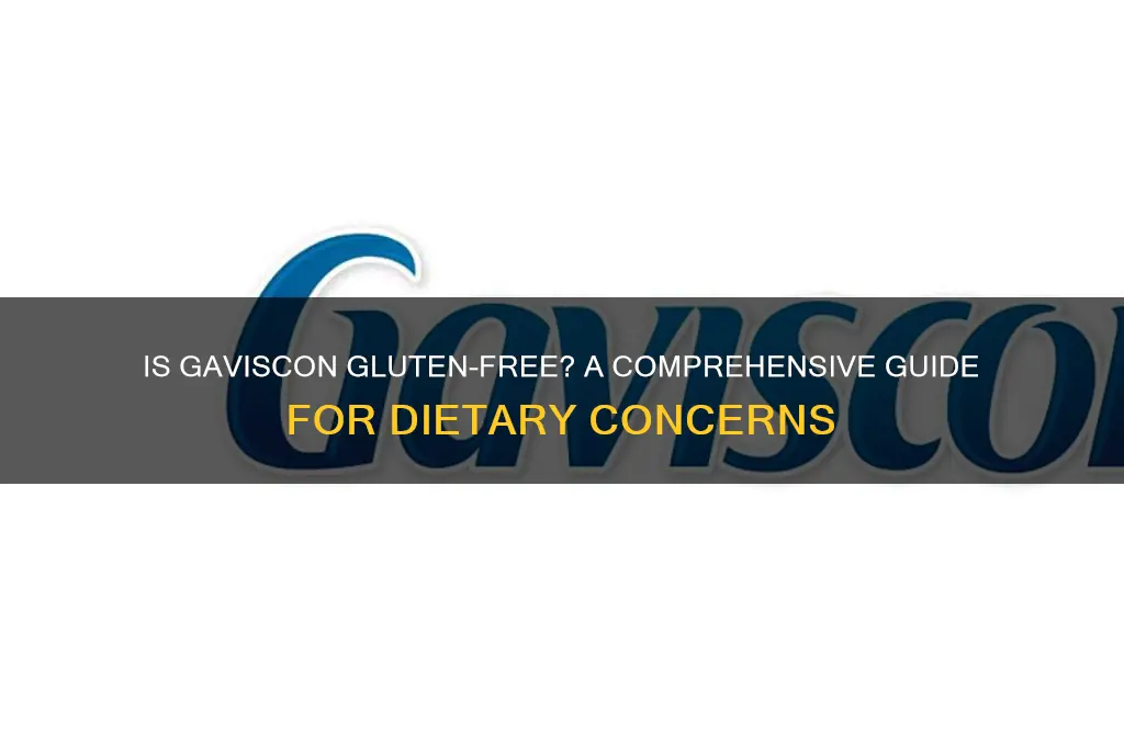 is gaviscon gluten free