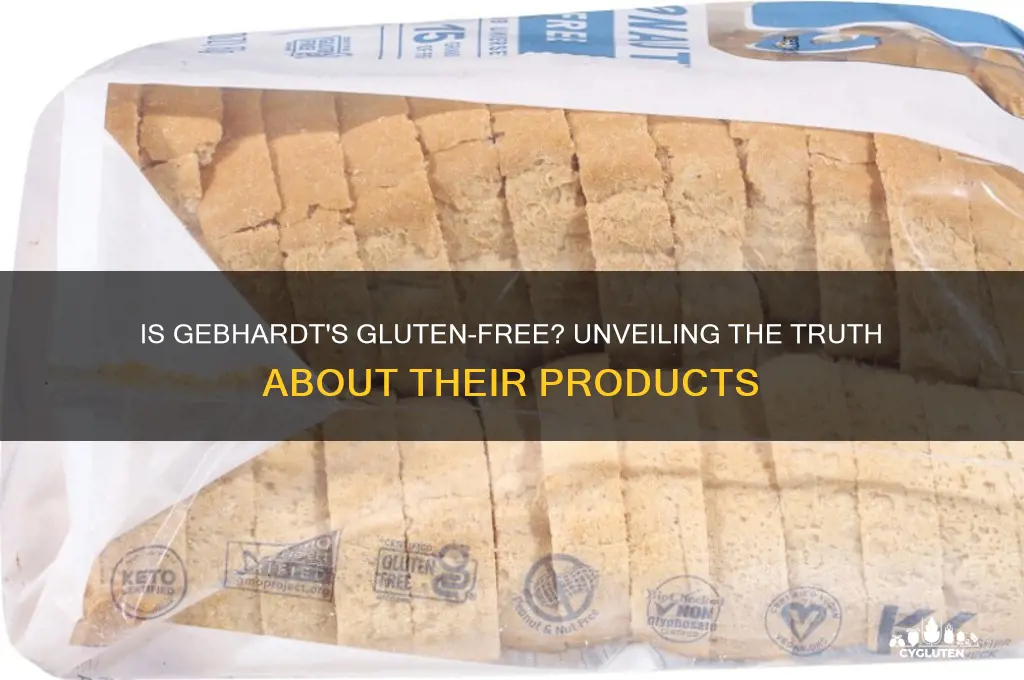 is gebhardts gluten free