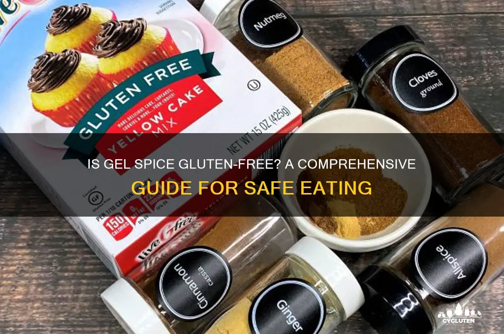 is gel spice gluten free