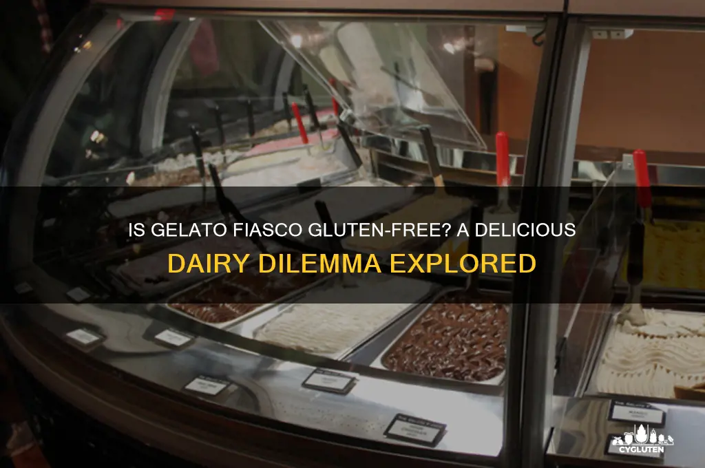 is gelato fiasco gluten free