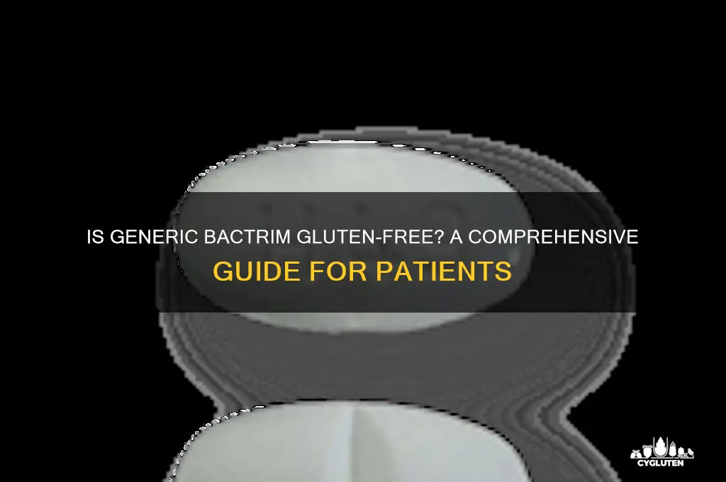 is generic bactrim gluten free