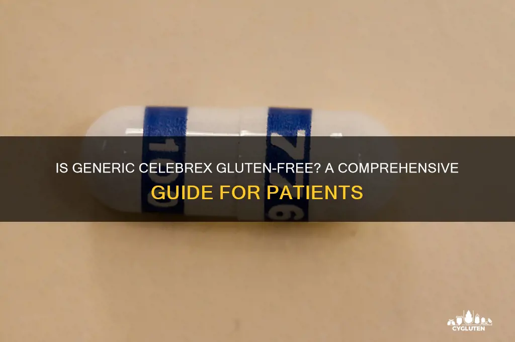 is generic celebrex gluten free