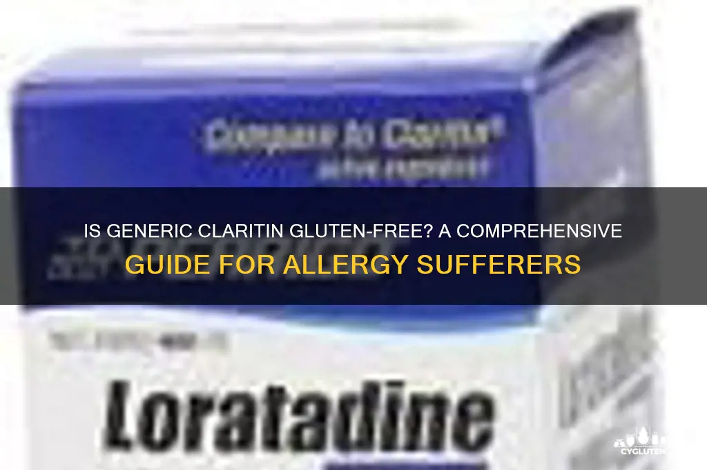 is generic claritin gluten free
