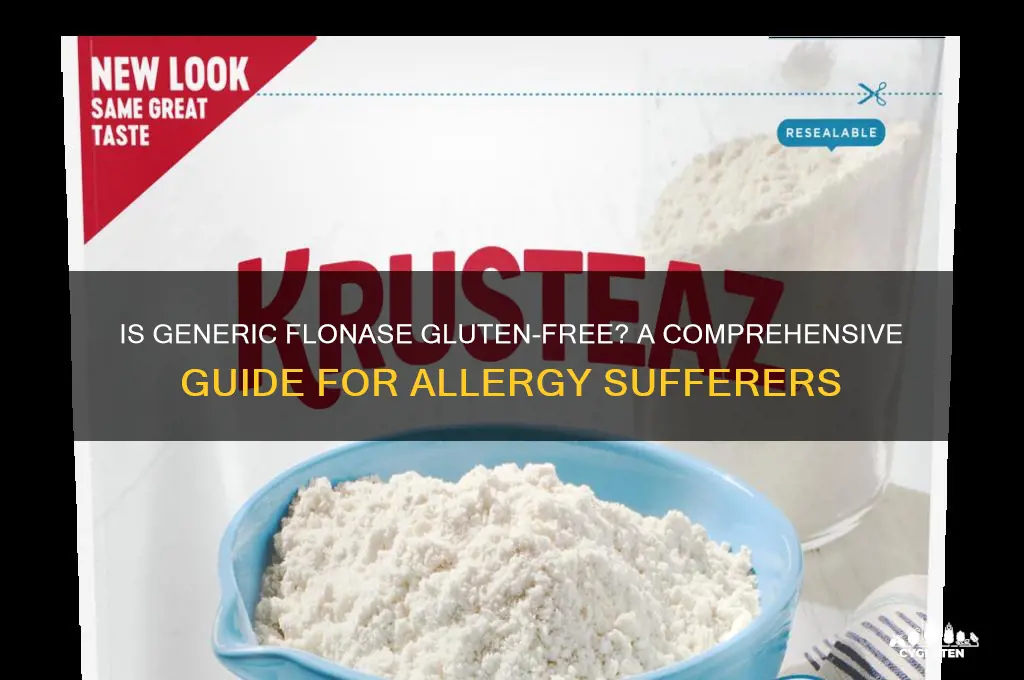 is generic flonase gluten free