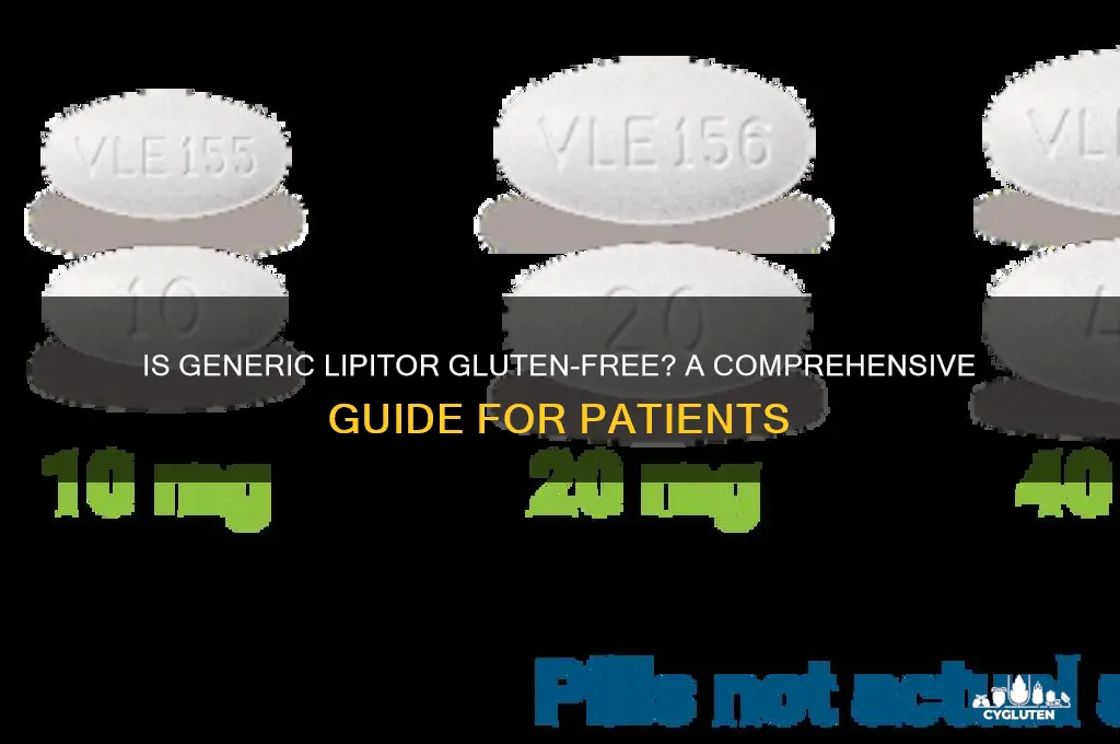 is generic lipitor gluten free