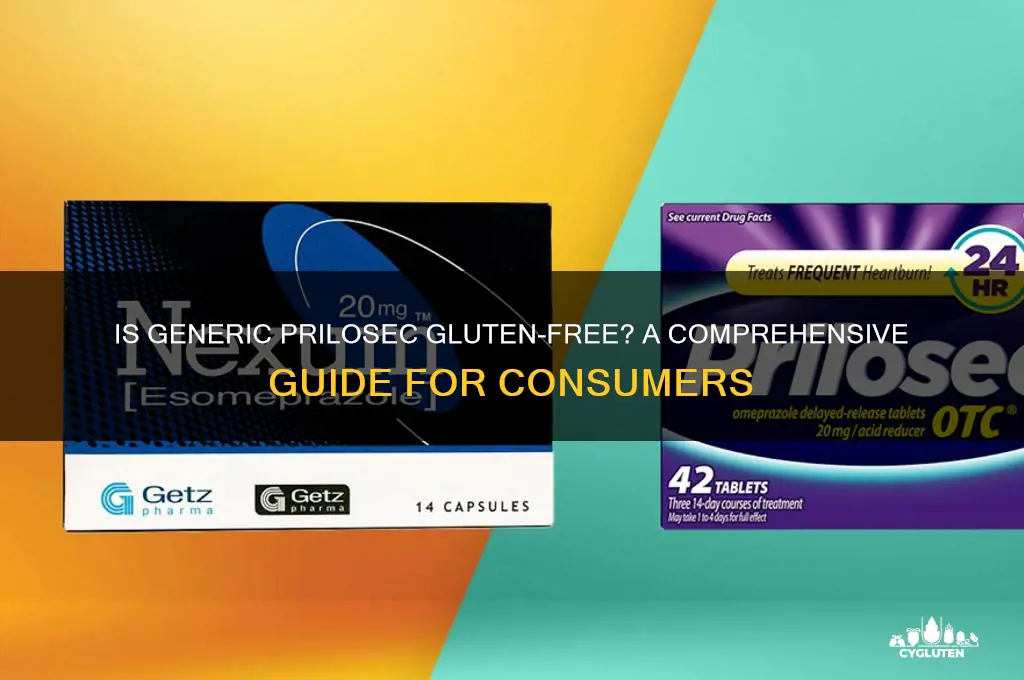 is generic prilosec gluten free