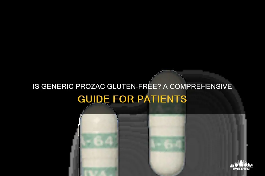 is generic prozac gluten free