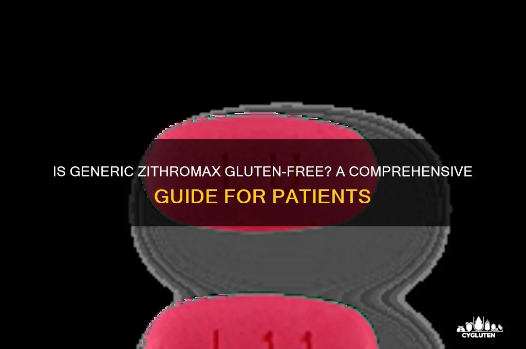 is generic zithromax gluten free