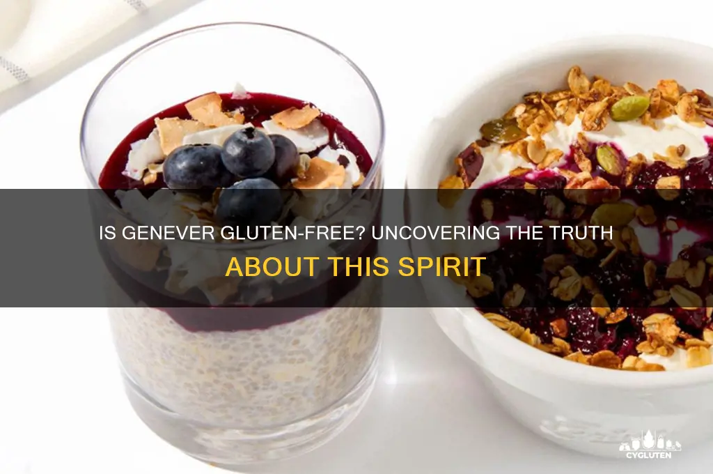 is genever gluten free