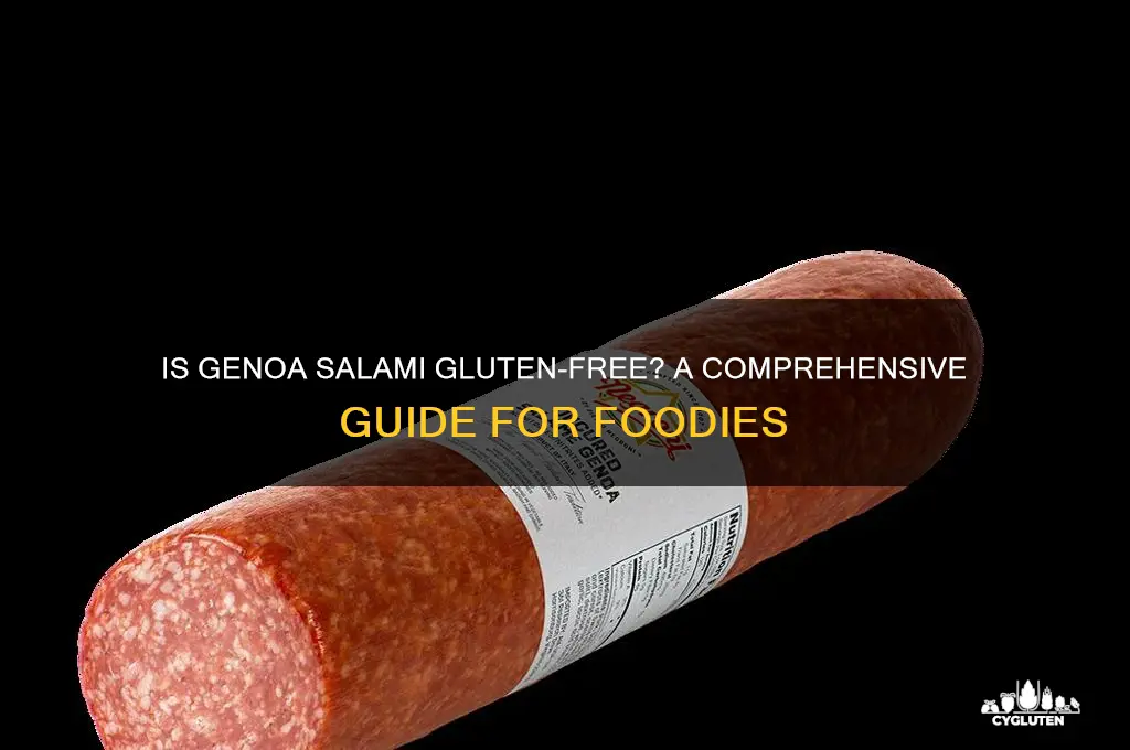 is genoa salami gluten free