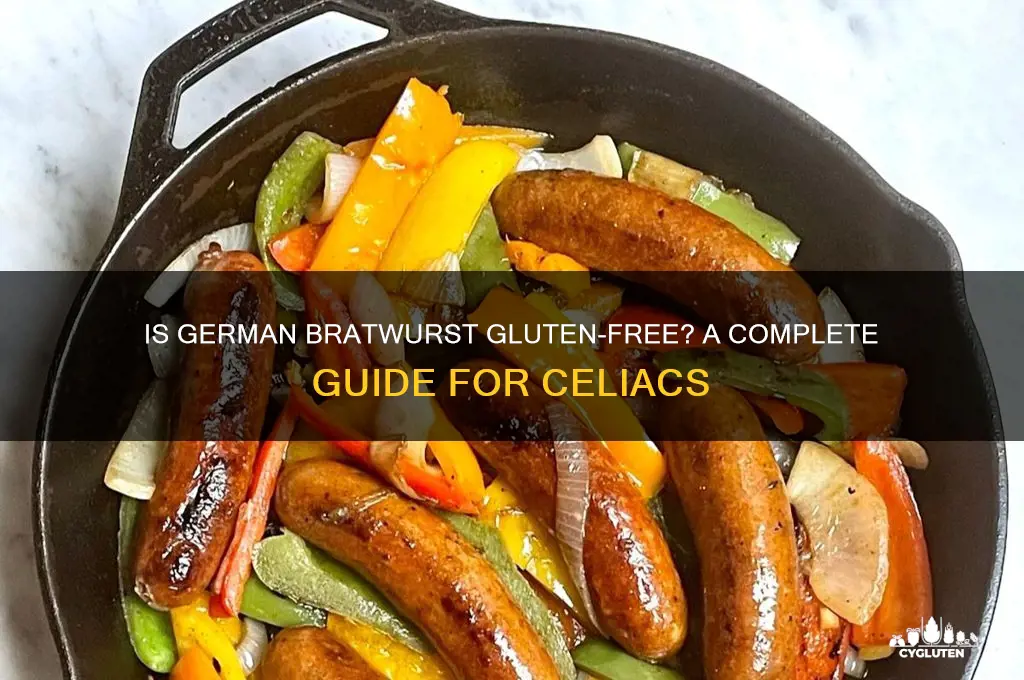 is german bratwurst gluten free