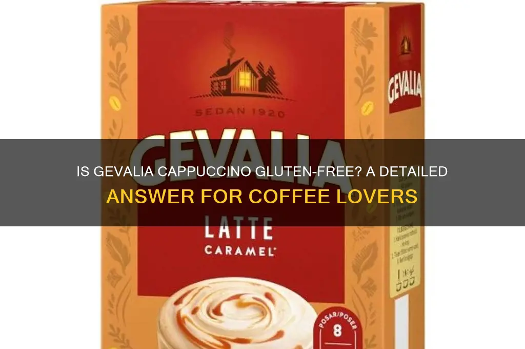 is gevalia cappuccino gluten free
