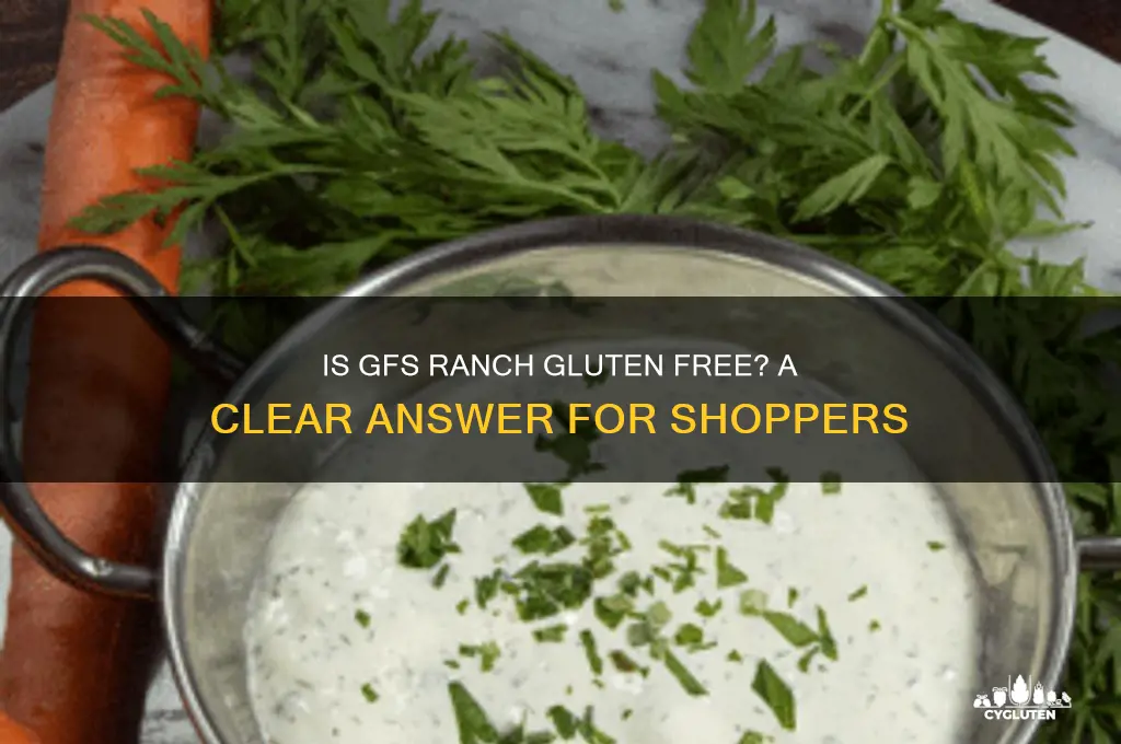 is gfs ranch gluten free