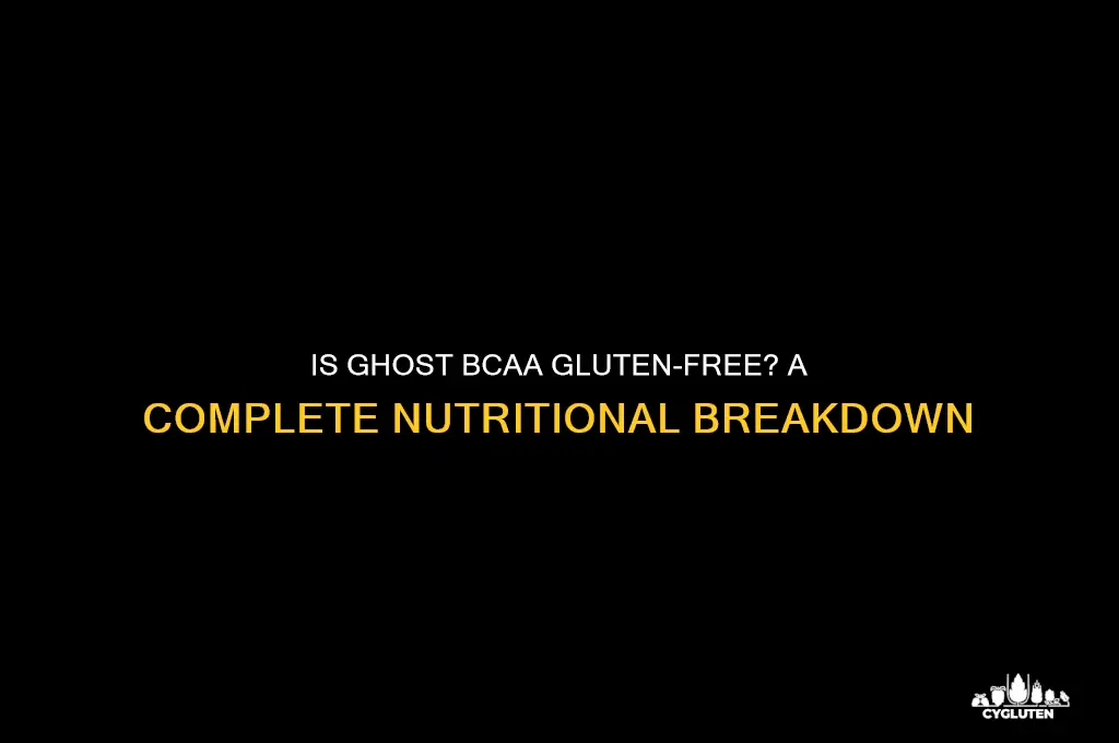 is ghost bcaa gluten free