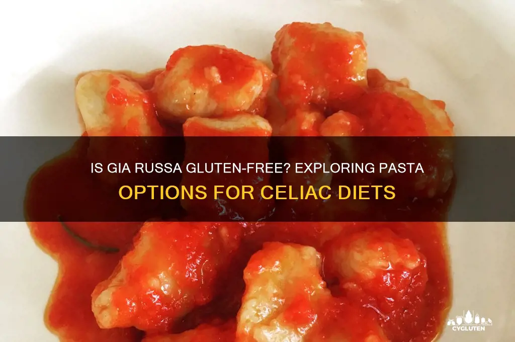 is gia russa gluten free