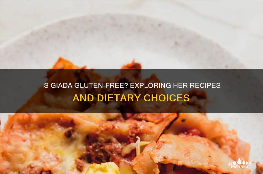 is giada gluten free