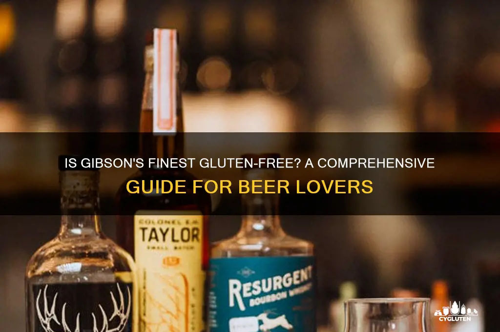 is gibsons finest gluten free