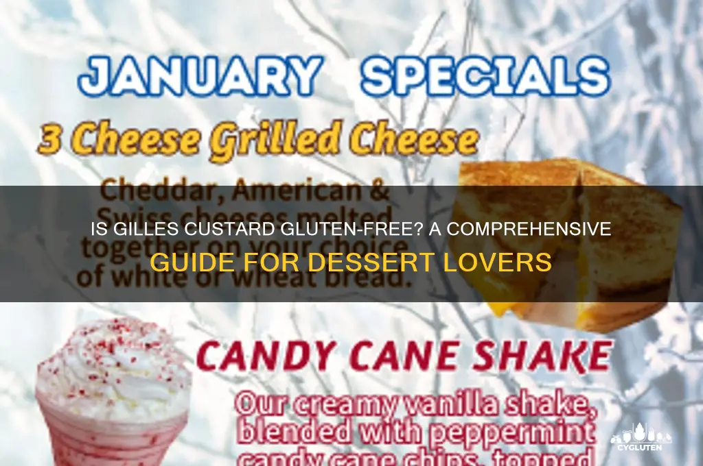 is gilles custard gluten free