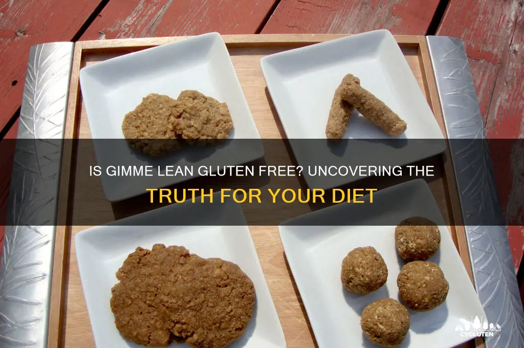 is gimme lean gluten free