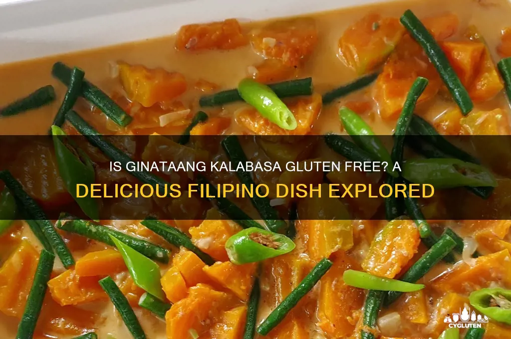 is ginataang kalabasa gluten free