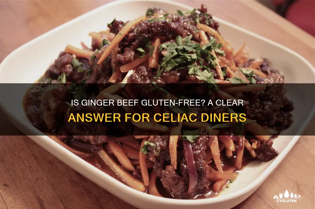 is ginger beef gluten free