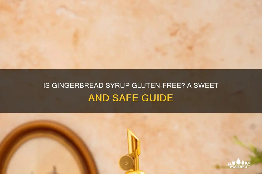 is gingerbread syrup gluten free