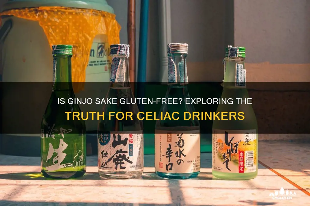 is ginjo sake gluten free