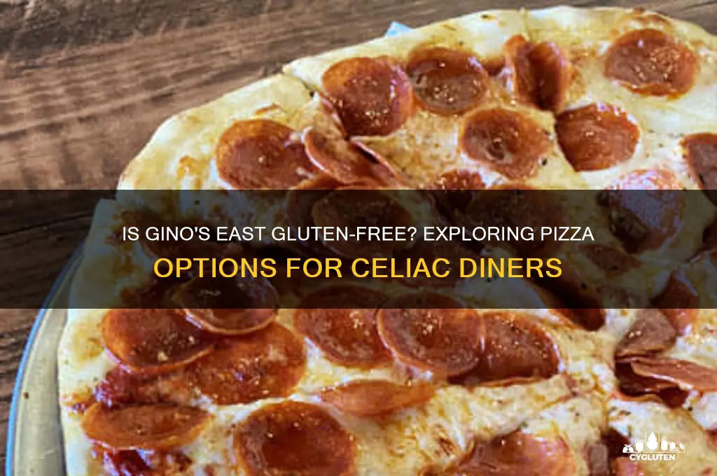 is gino east gluten free