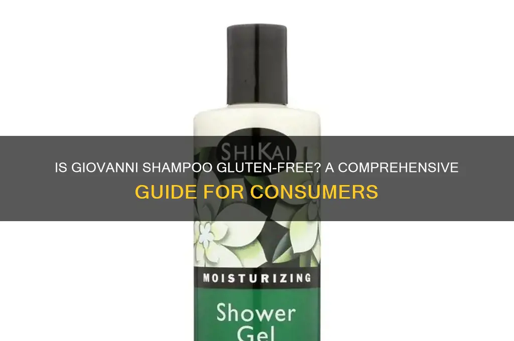 is giovanni shampoo gluten free